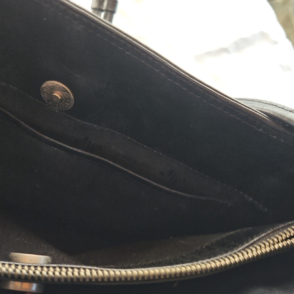 Monsac Original Black Leather Purse - Picture 6 of 8